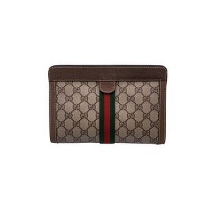 Gucci Vintage Cloth Clutch Bag Ophidia